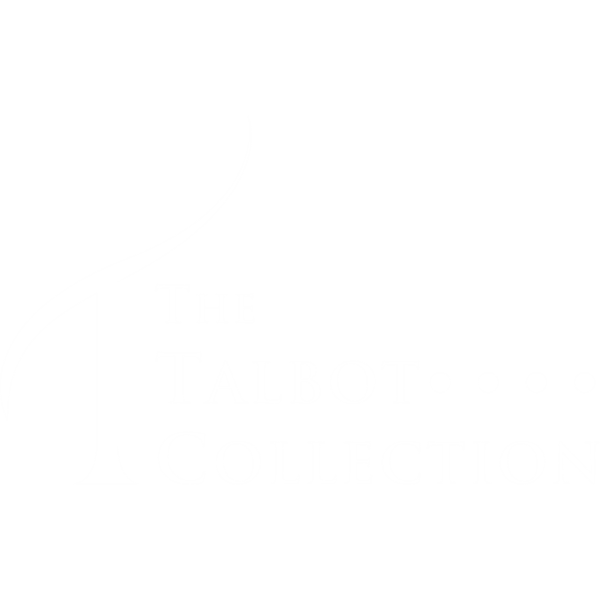 Talbot collection logo white transparent x www.talbotcollection.ie_v2